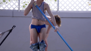 Poolside Twinks Get Their Asses Eaten