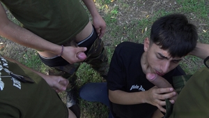 Young Trespasser Meets the Military's Rough Side