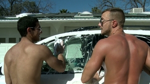 Men: Tattooed Twink's Wet Spitting Fun