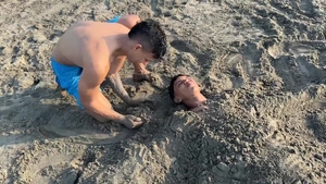 Sandy Handjobs under the Sun, by Mitch