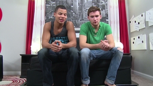 Black & White: Kaden's Ripped Body on Display
