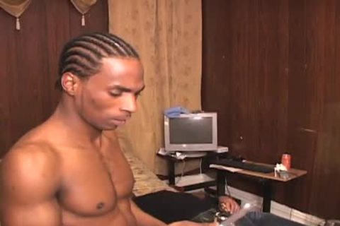 large pecker darksome thugs make gangsta love